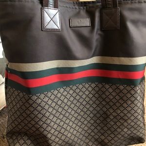 Gucci XL nylon bag